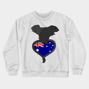 Gerbil Australia (dark) Crewneck Sweatshirt